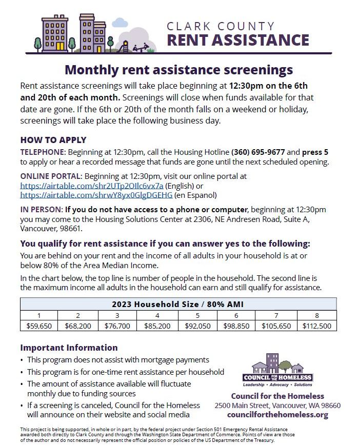 WorkSource - The Eviction Rent Assistance Program (ERAP) 2.0 grant is ...