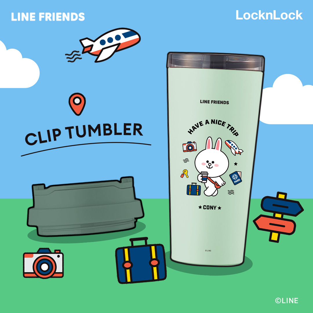 LINE FRIENDS Clip Tumbler... - LocknLock Thailand | Facebook