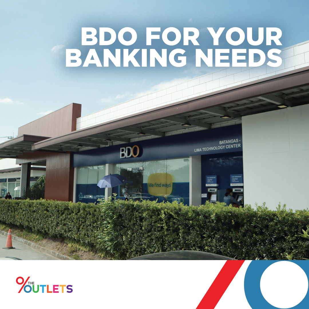 bdo lipa c m recto branch Yes, we have a at #TheOutletsAtLipa! Speak with our bank tellers and financial specialists regarding your accounts and finances. You can also use our ATMs for quick and easy transactions JWM