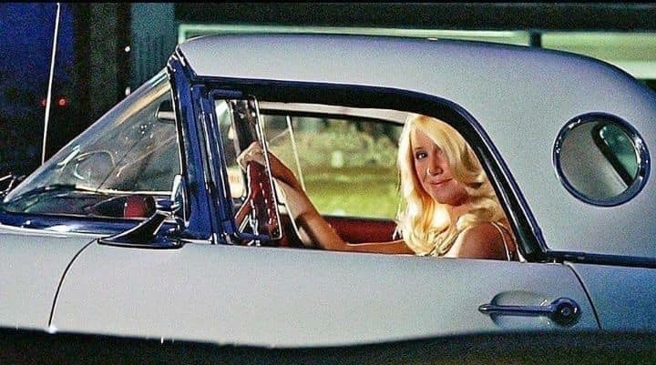 Remember Suzanne Somer's brief appearance in American Graffiti