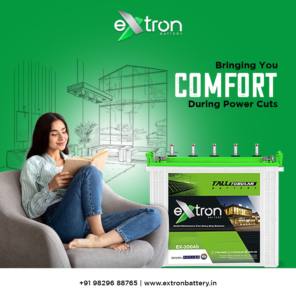 Extron battery - Never let power cuts disturb you while...