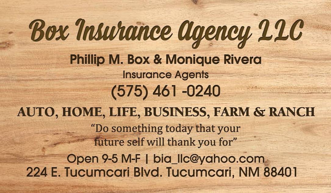 Box Insurance Agency LLC | Tucumcari NM