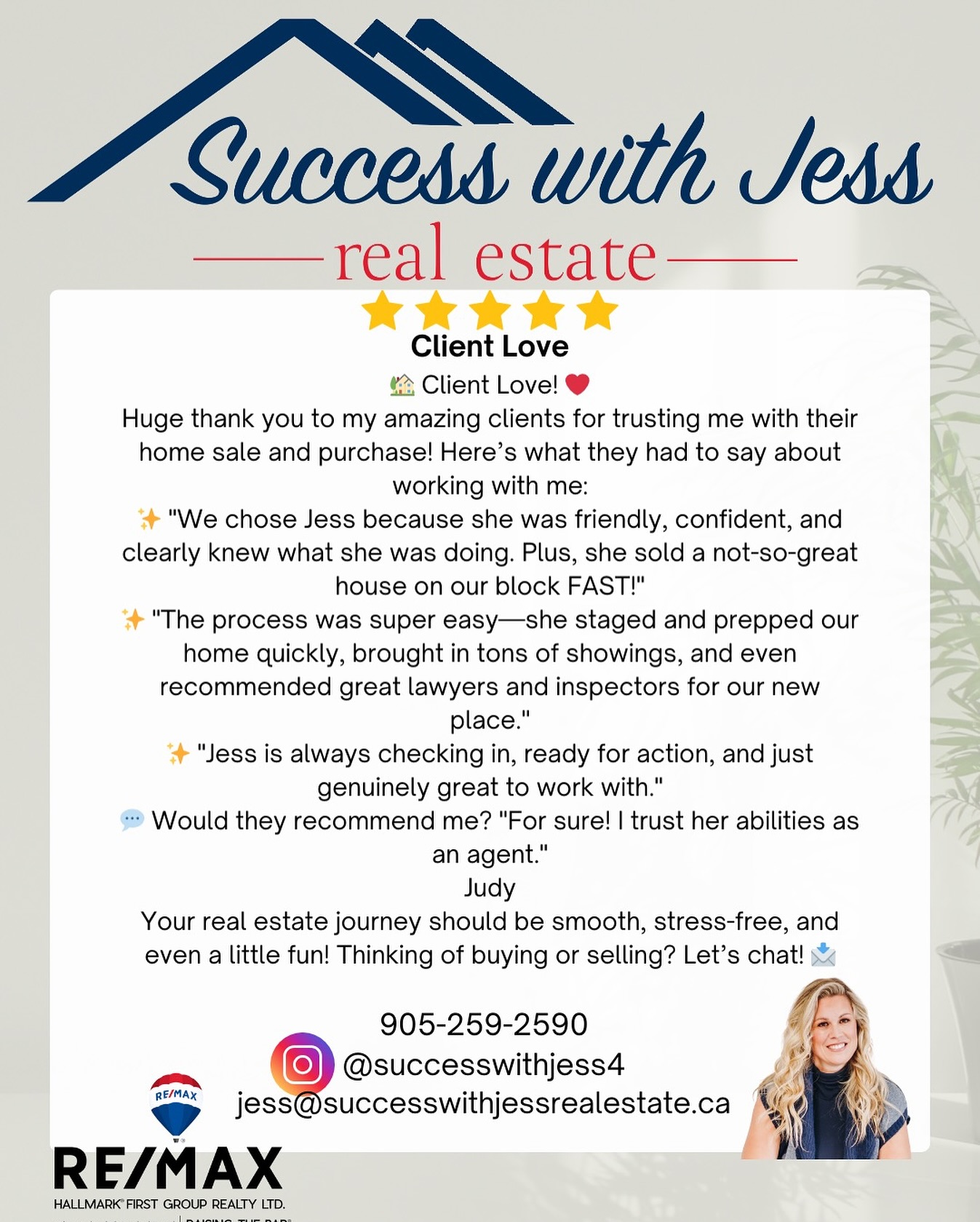 Success with Jess | Whitby ON