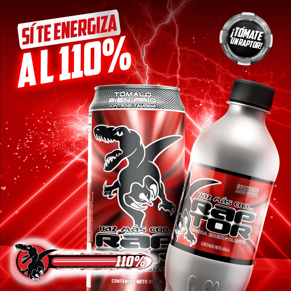 Raptor - Con Raptor tienes energía para todo tu día, sin... | Facebook