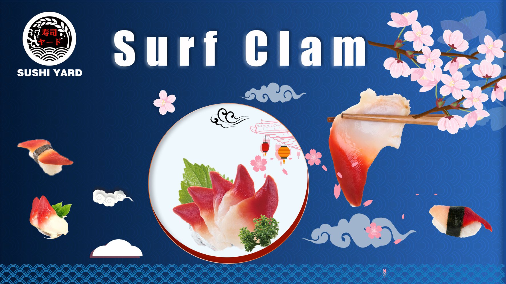 Arctic Surf Clam are a great sashimi option that is a little