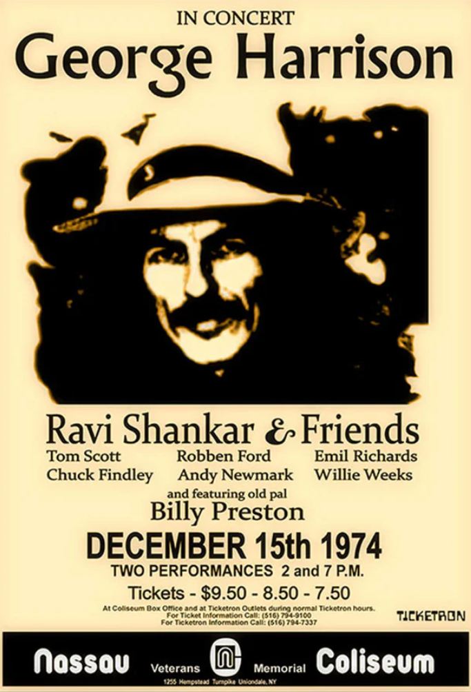 George Harrison's 1974 Chicago Stadium Concert