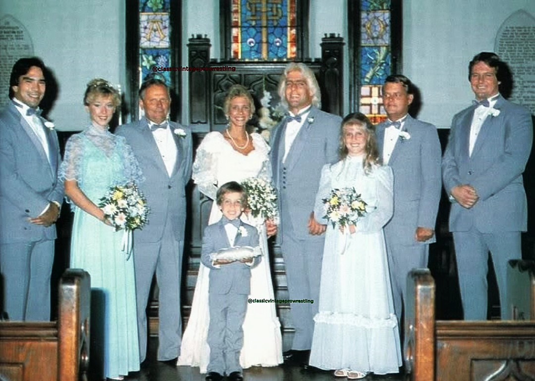 classicvintageprowrestling - Ric Flair's 1983 wedding when he married ...