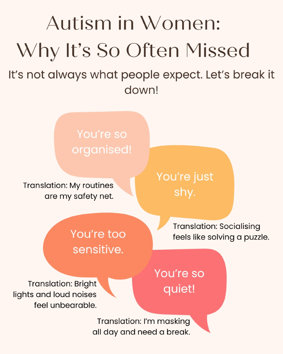 Intuitive - Autism in Women: Why It’s So Often Missed 🤔 Autism doesn’t ...