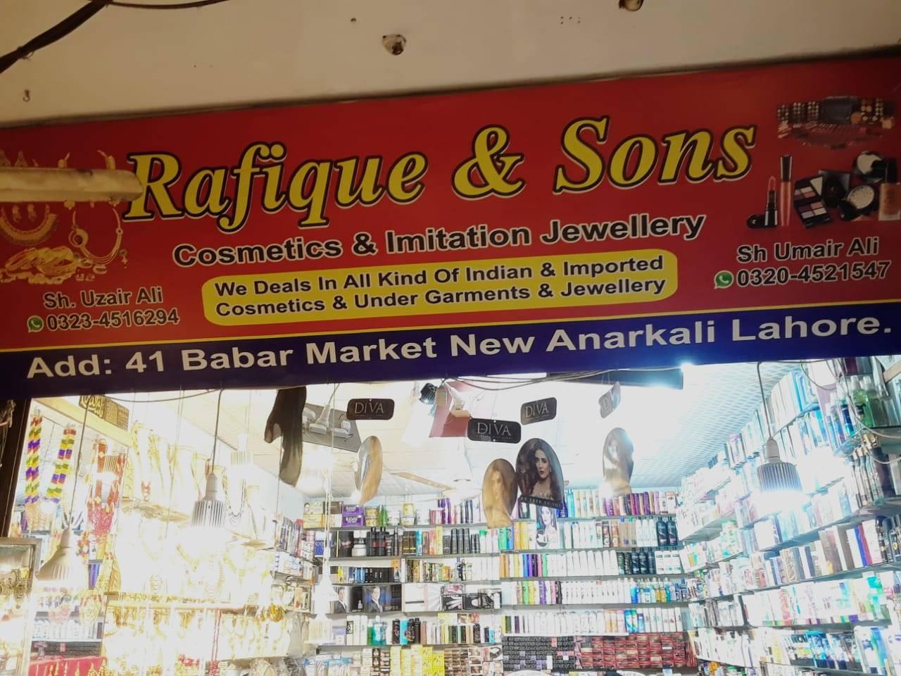 RafiQue & SONS | Lahore