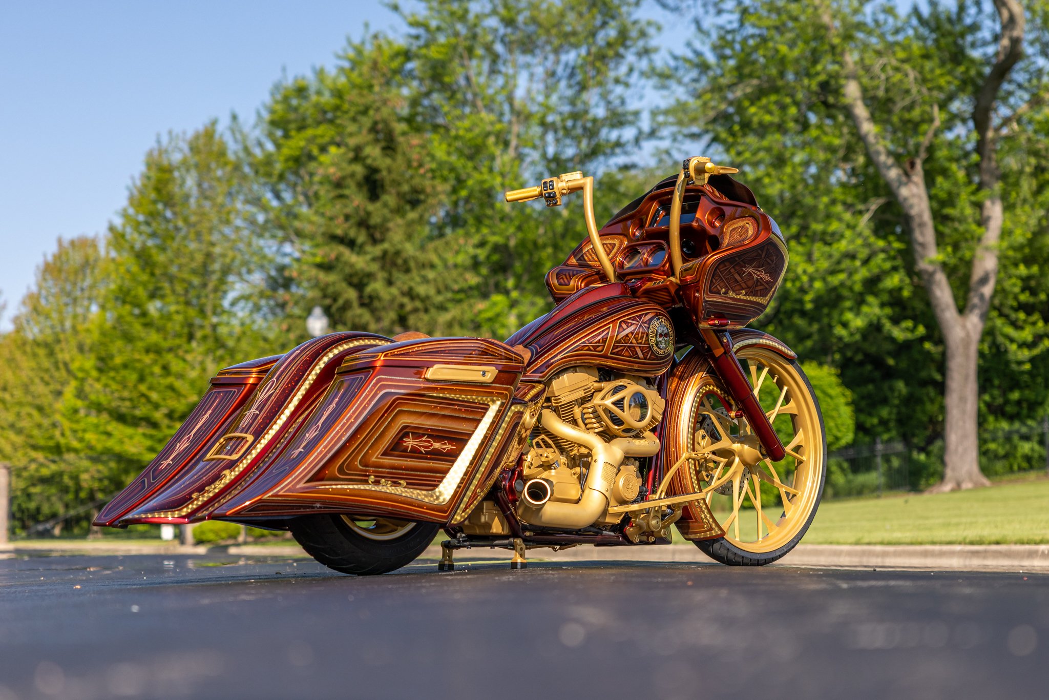 Outstanding Harley-Davidson bagger with a truly unique and super 