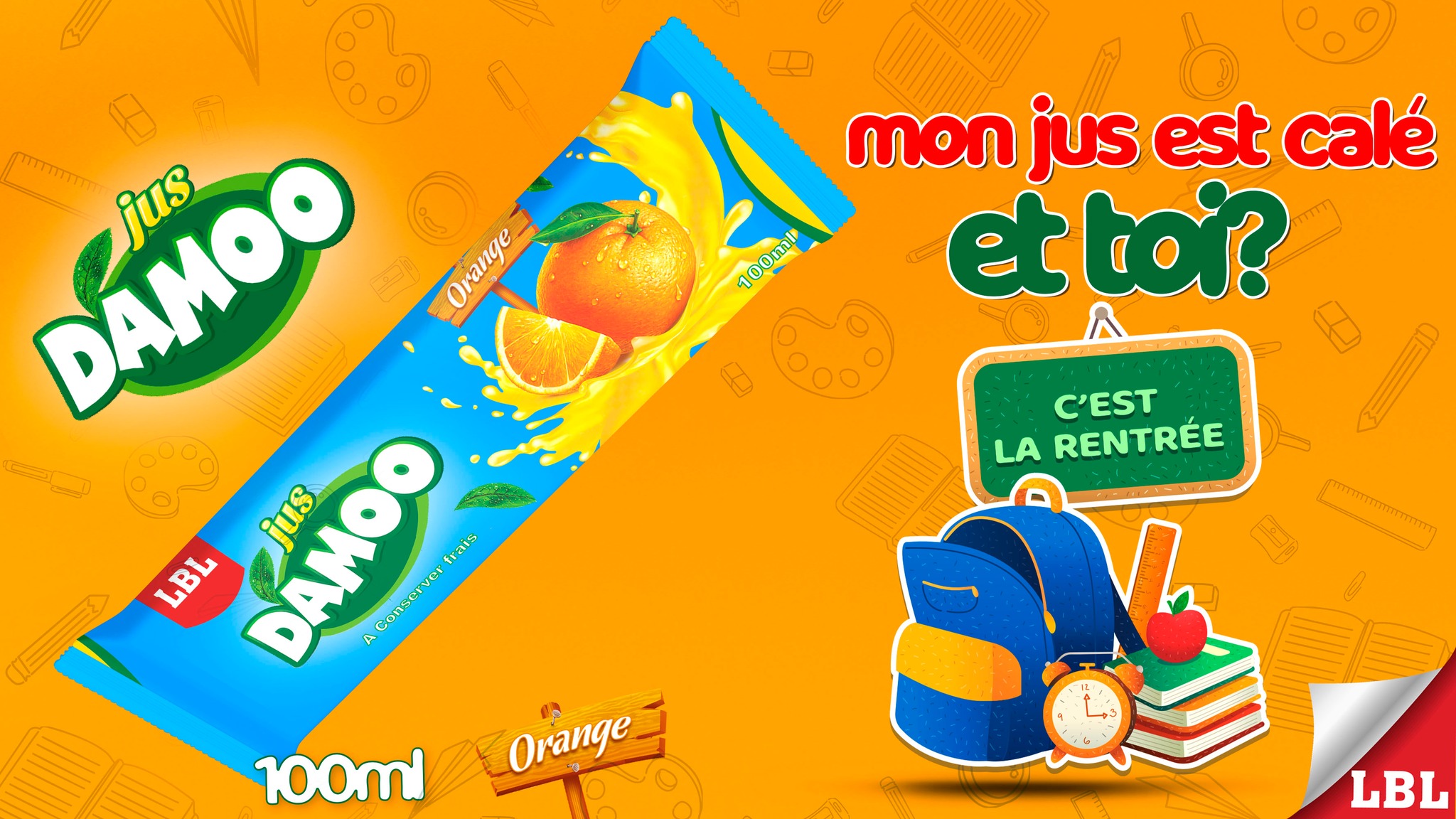 LBL.CI - A chaque cartable son jus DAMOO pour la récré Sans ...