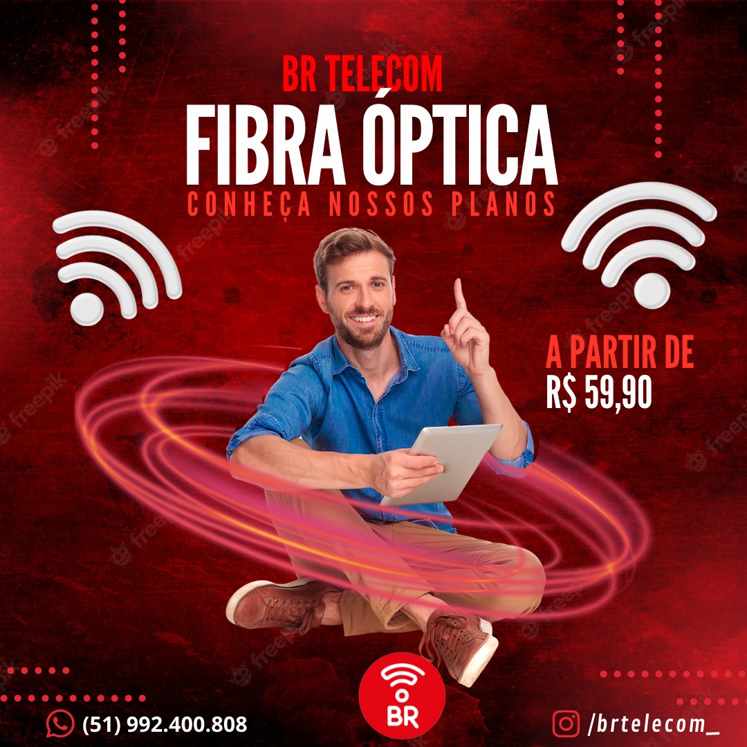 BR Telecom - Planos a partir de R$ 59,90! 😎 Confira no... | Facebook