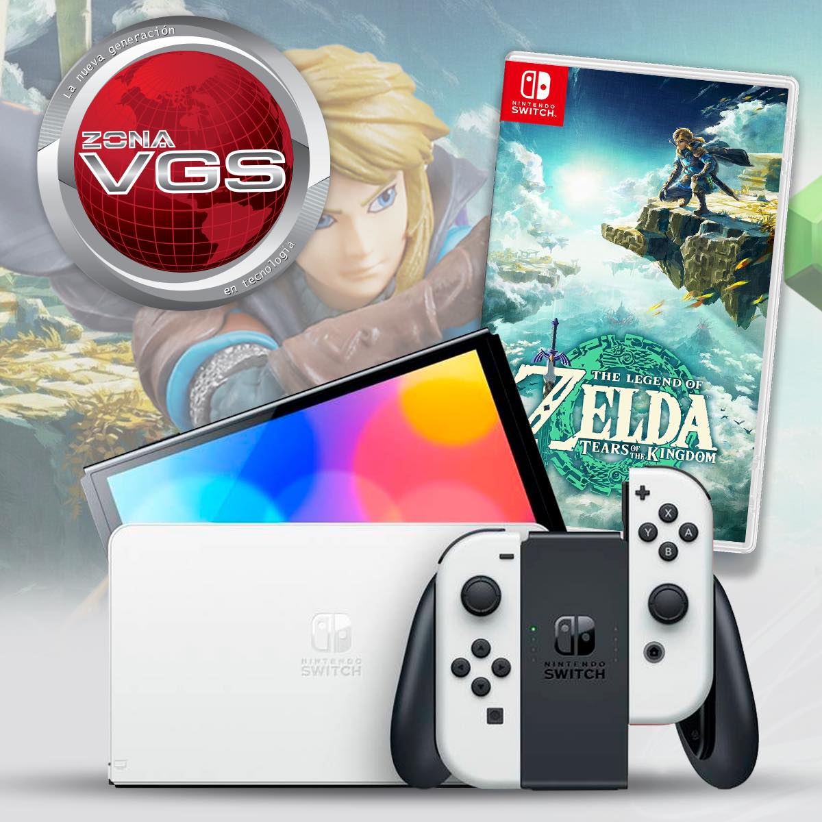VGS - NINTENDO SWITCH OLED - JUEGO - TEMPERADO. CONSULTA POR NUESTRO ...