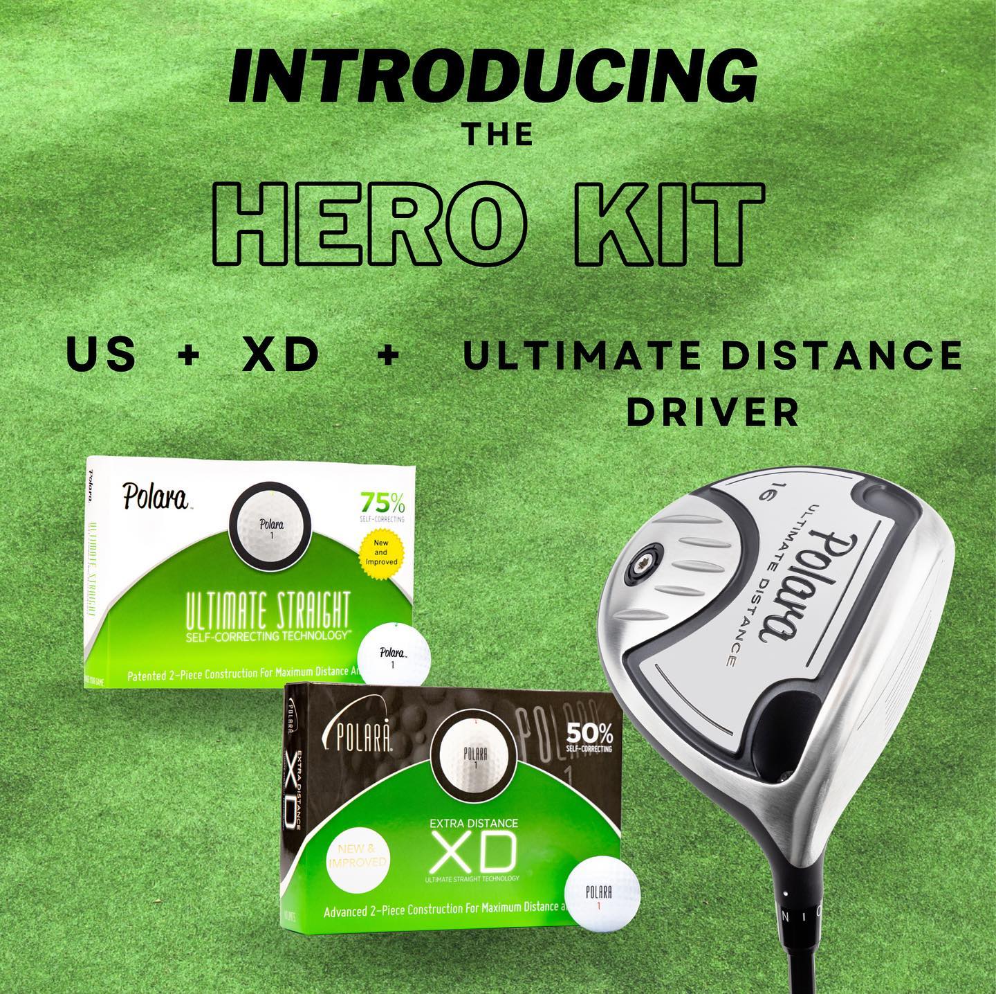Polara Golf - Introducing the HERO KIT! Kit includes: