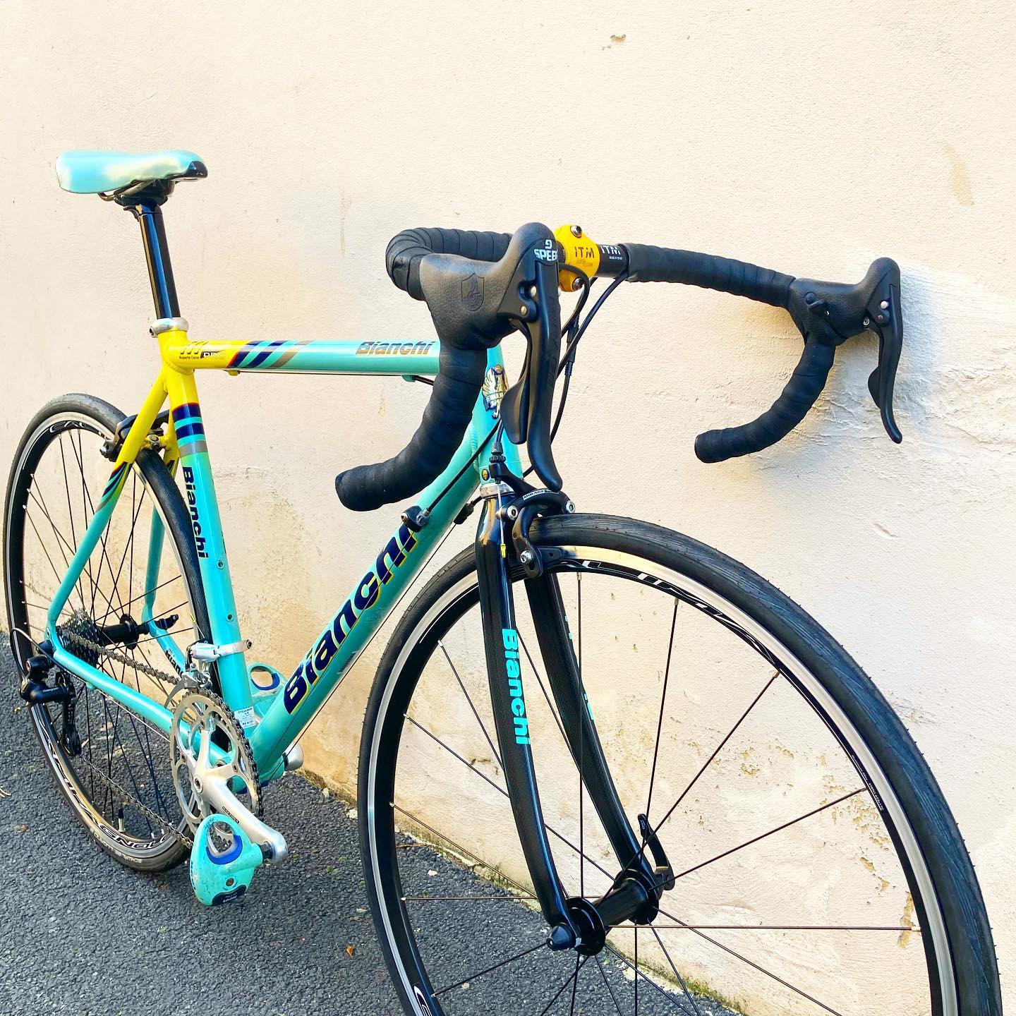 Marco Pantani era Bianchi Alloy Pro (2000) in Mercatone Uno team