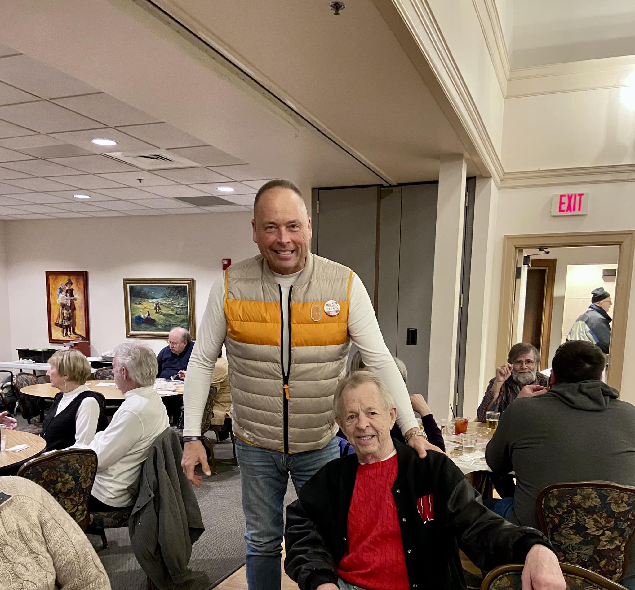 Mayor - Enjoying my first fish fry here at the Polish Center and ran ...
