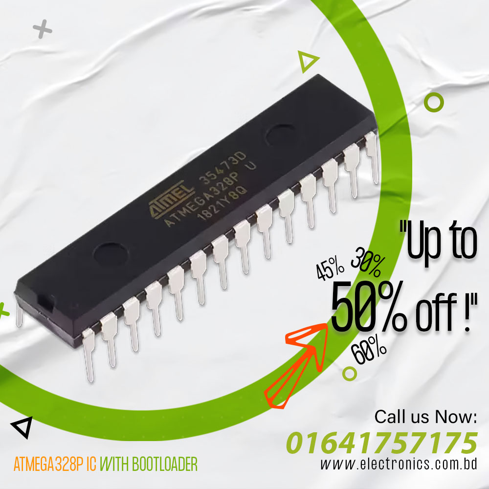 Electronics-BD - ATMEGA328P CHIP IC WITH BOOTLOADER Link - https://www ...