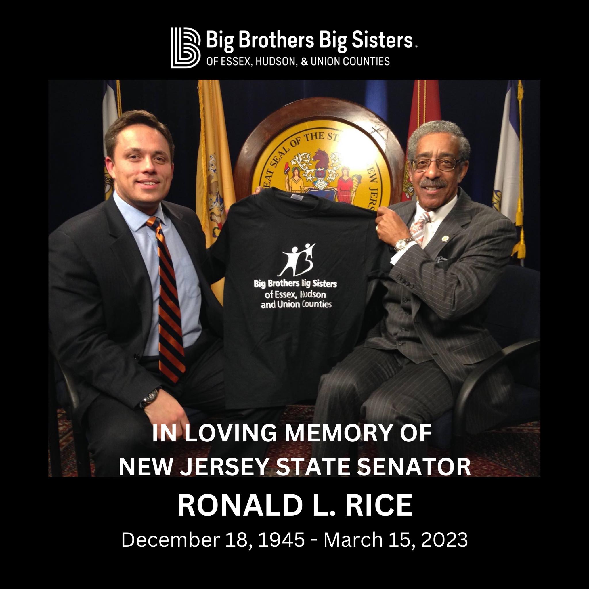 Big - “We are deeply saddened to learn of the passing of Sen. Rice. A ...
