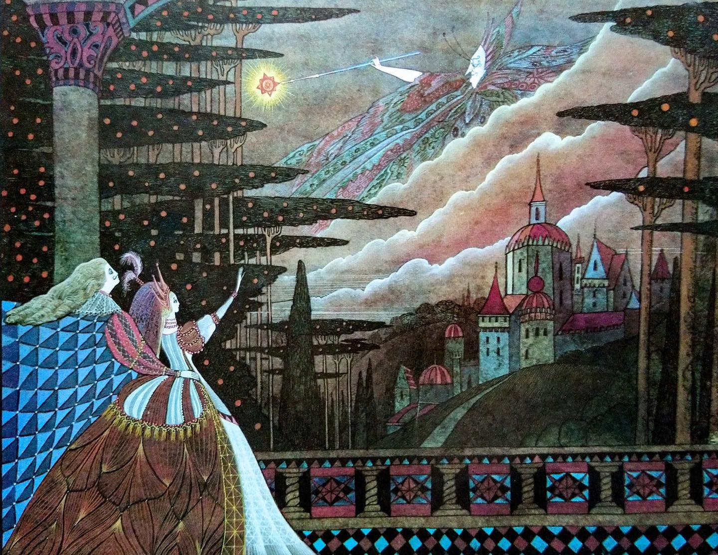 Errol Le Cain's vibrant children's book illustrations