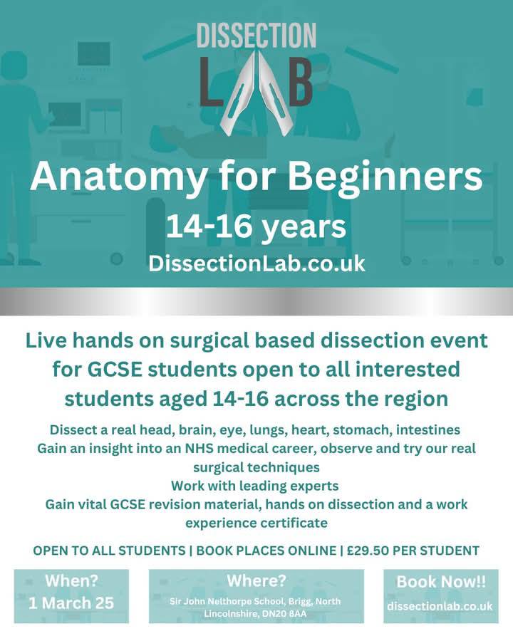 Dissection Lab Invites... - North Lincolnshire Matters | Facebook