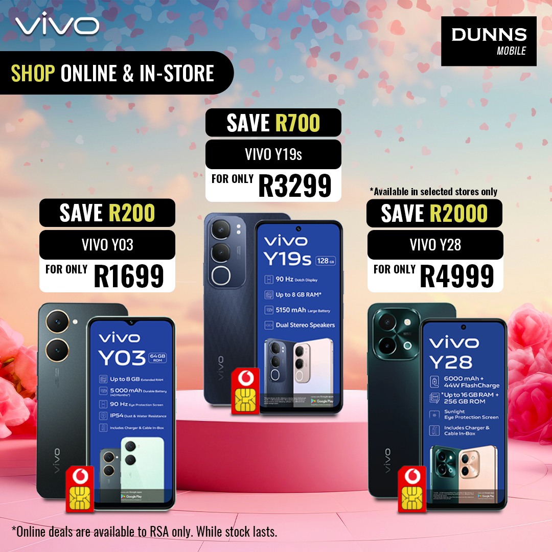 Dunns Mobile - 💖 Happy VIVO-tine’s! Find Your Perfect... | Facebook