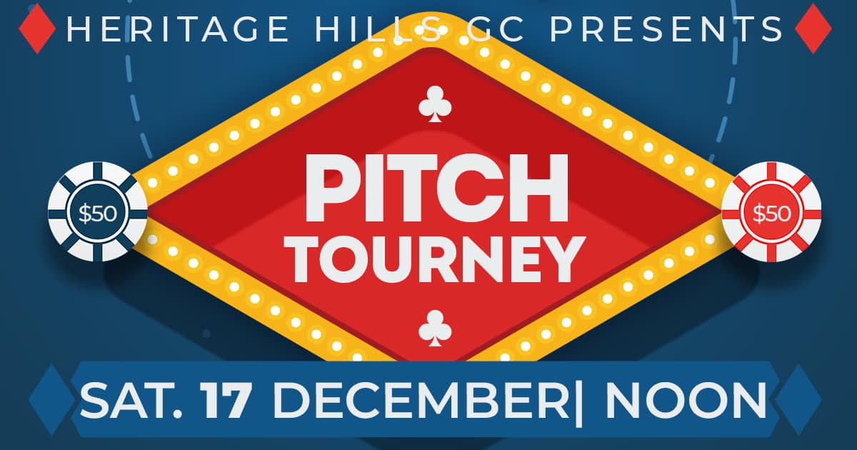 ♦️ OUR PITCH TOURNAMENT IS ON... - Heritage Hills Golf Course | Facebook