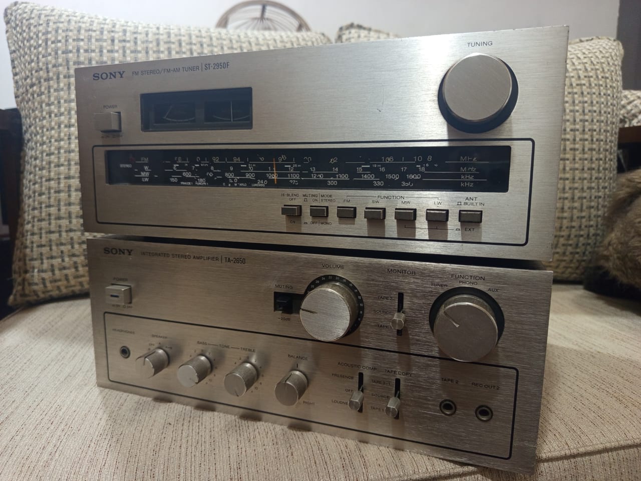 Sony TA-1120A Rigido Stato Stereo Amplificatore Integrato