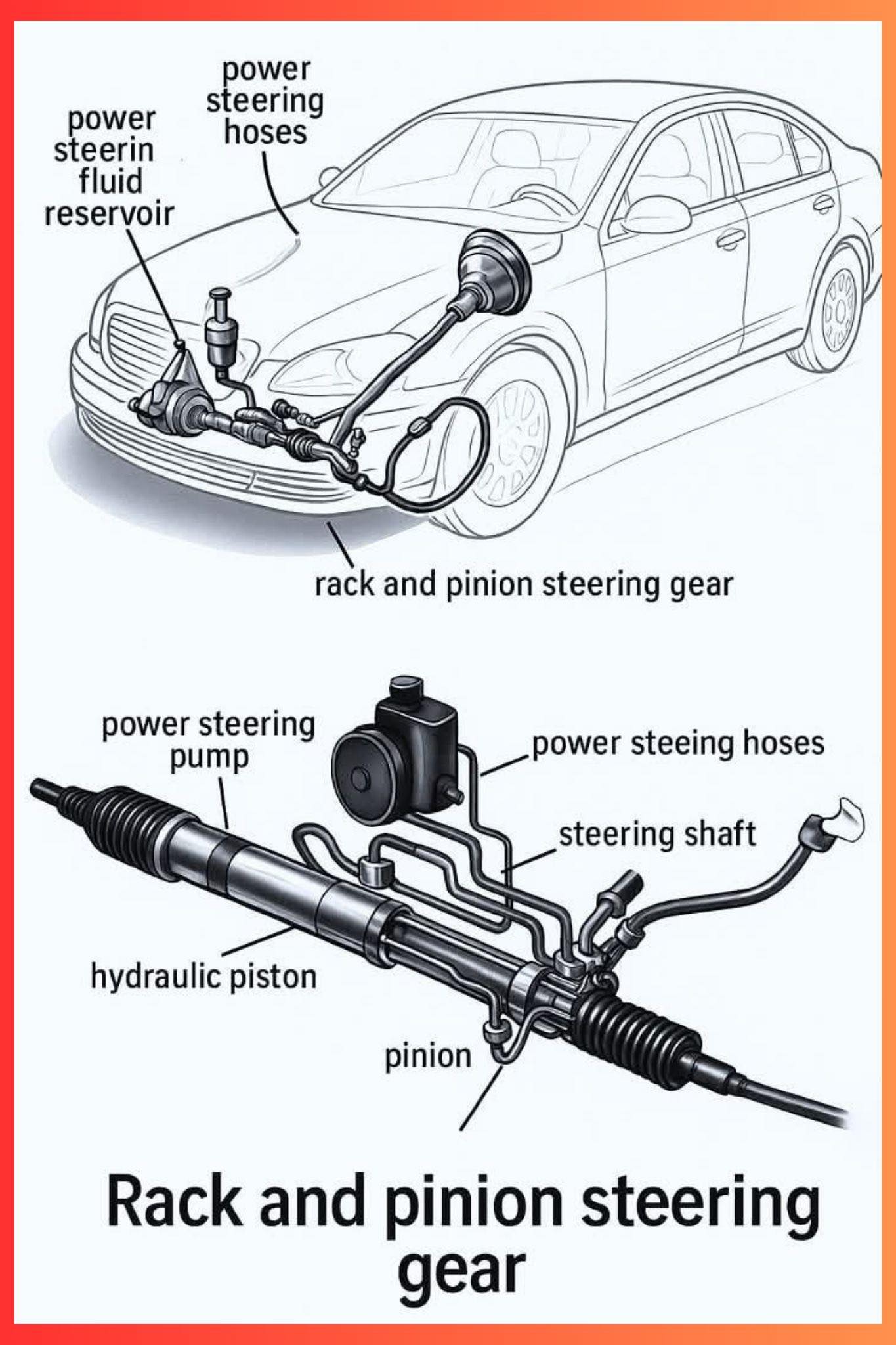 SSB STORE Remanufactured Power Steering Rack & Pinion For Nissan Maxima – W/ 2 Outer Tie Rods – Lifetime