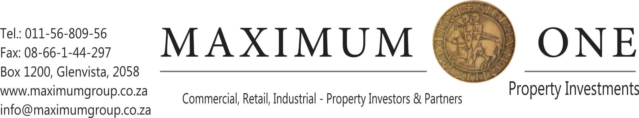 Maximum One Property Investments | Johannesburg