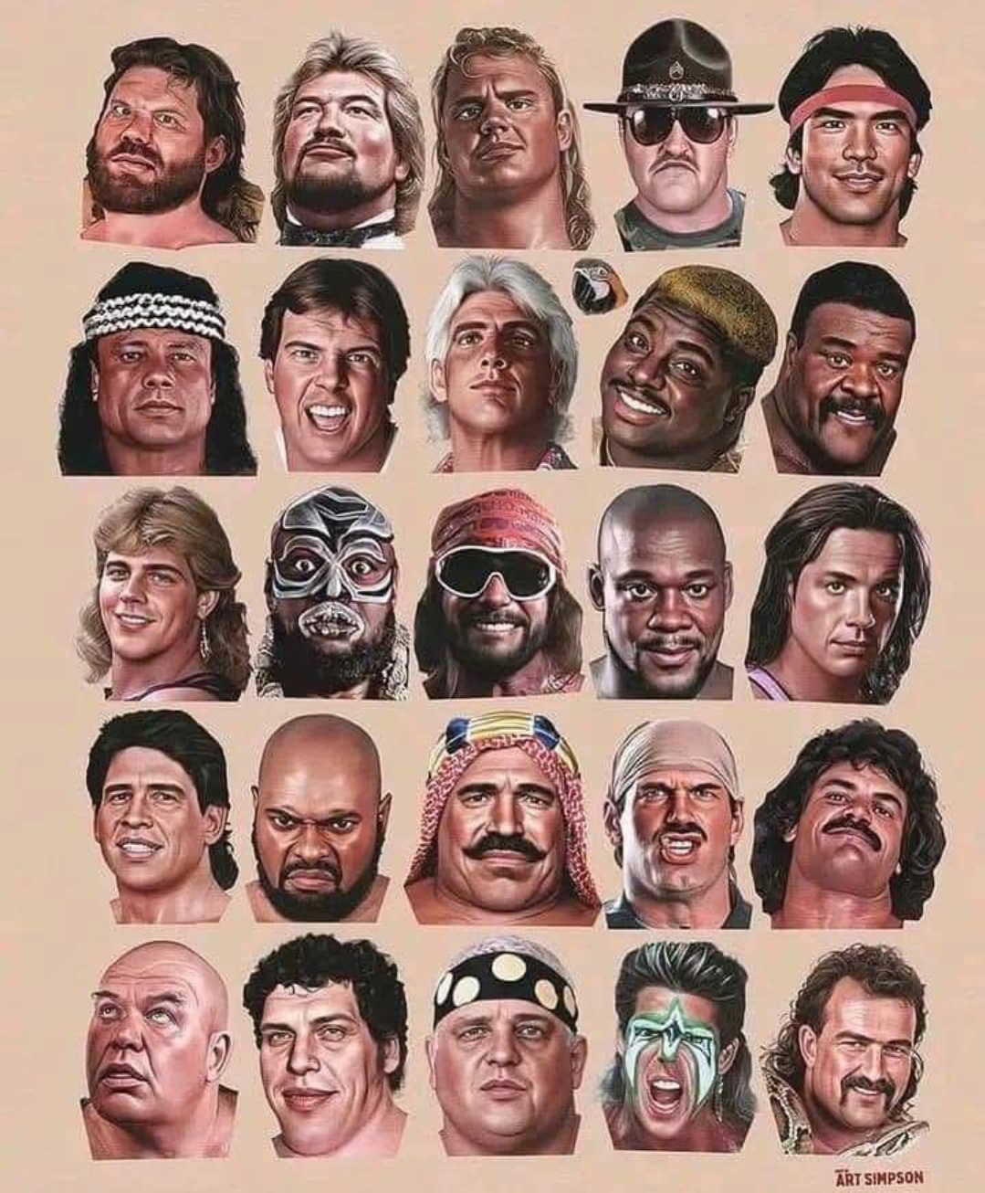 Can you name them all? #WWF 1993 👍👍👍