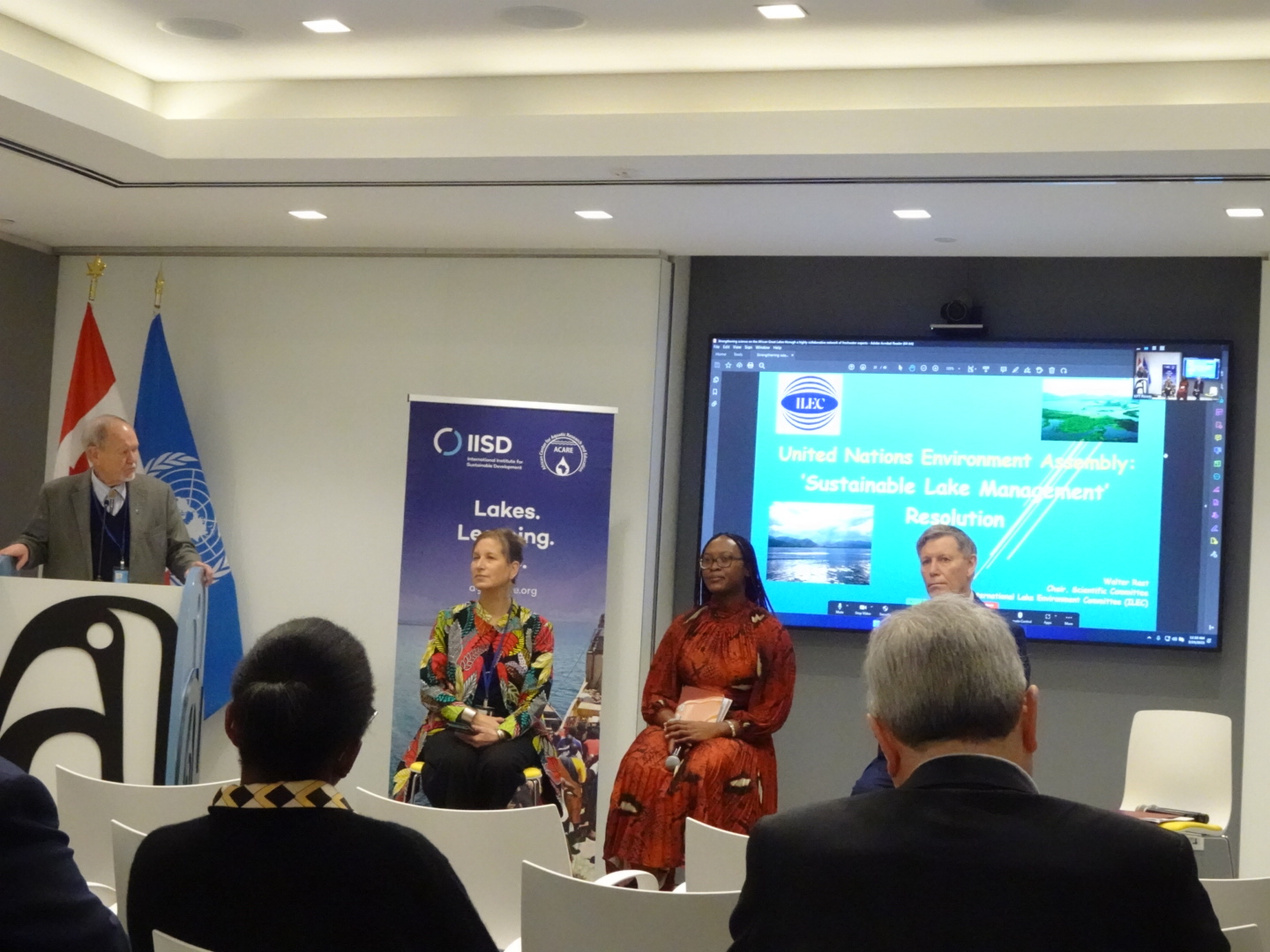 Dr. Walter Rast, the ILEC Scientific Committee chair, made a ...