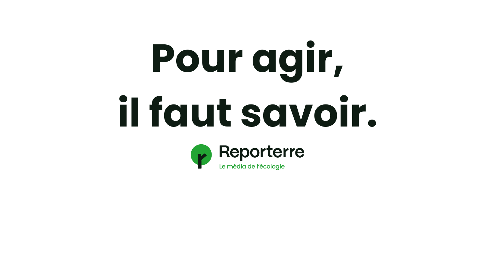 Reporterre, le média de l'écologie