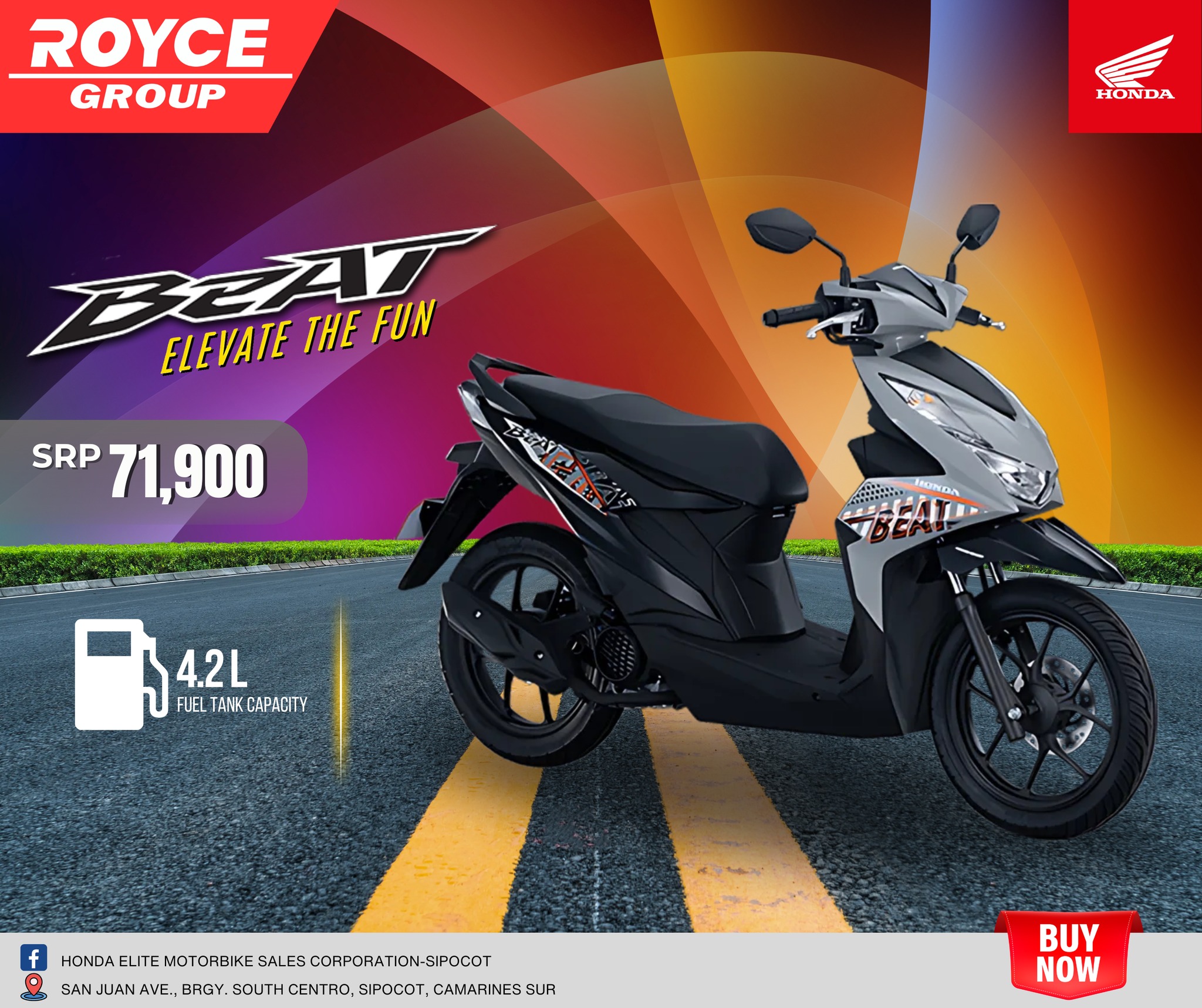 Honda - The Honda Beat110 offers a sleek design, exceptional fuel ...