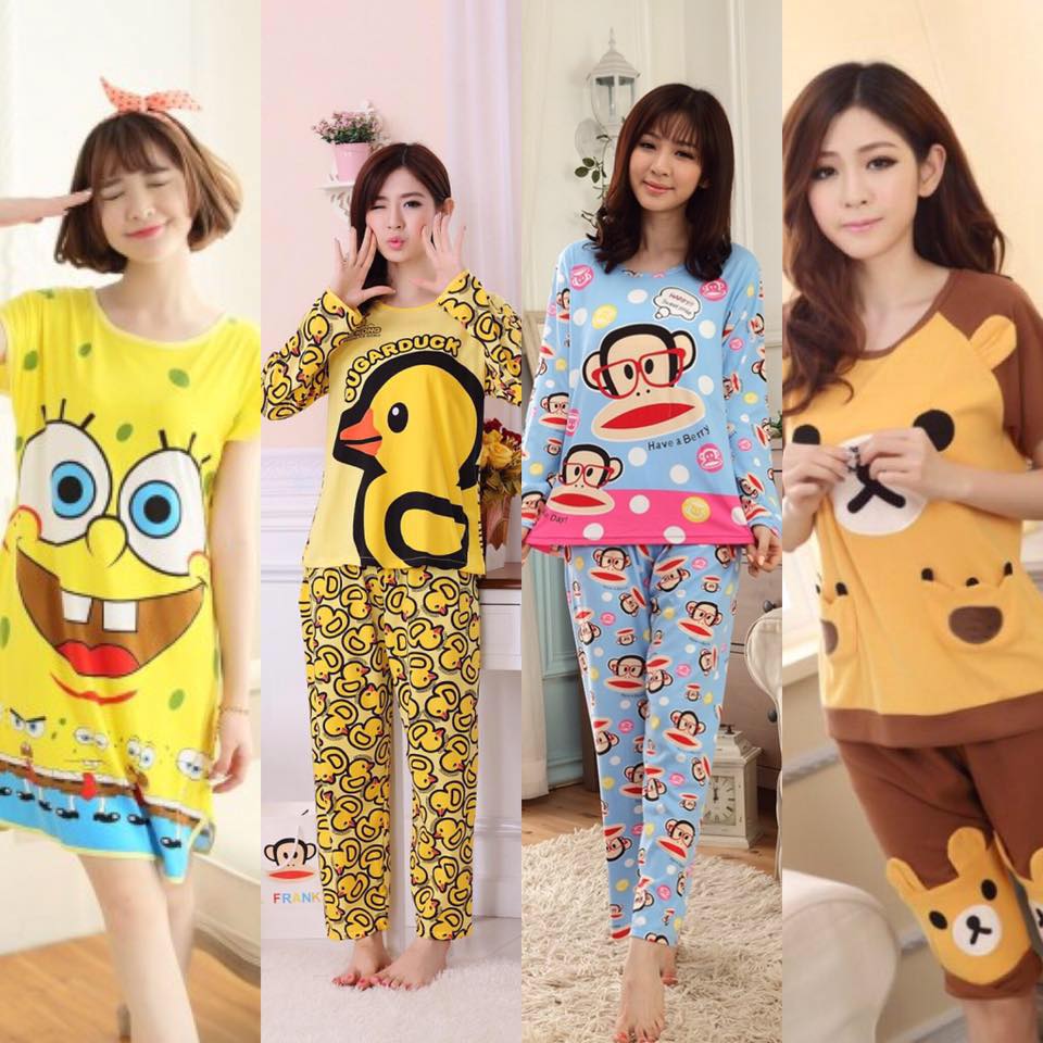 ชุดนอนลายการ์ตูนน่ารักๆ นำเข้า ปลีก-ส่ง