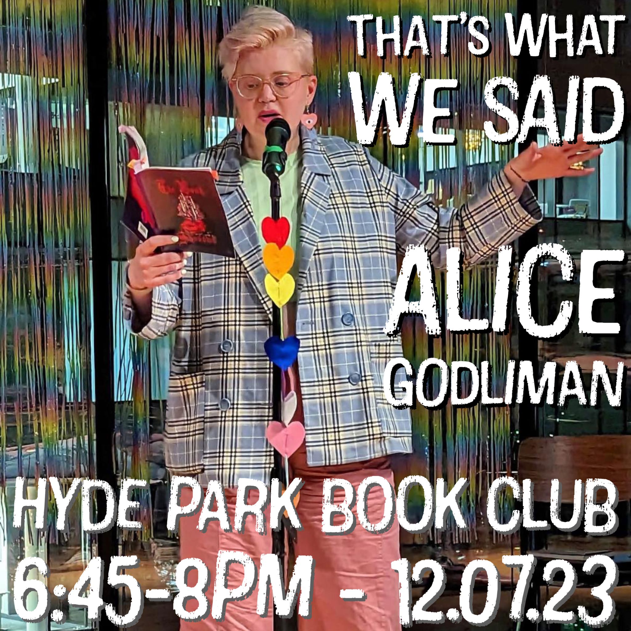 That's What We Said - LINE UP... - Leeds Poetry Festival | Facebook