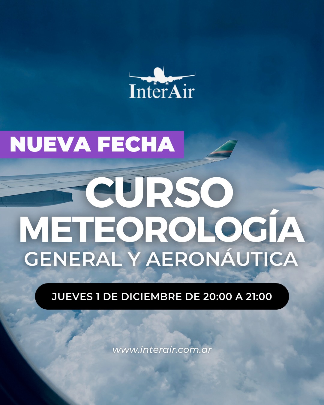 🗓️ NUEVA FECHA:... - InterAir - Formación Aeronáutica | Facebook