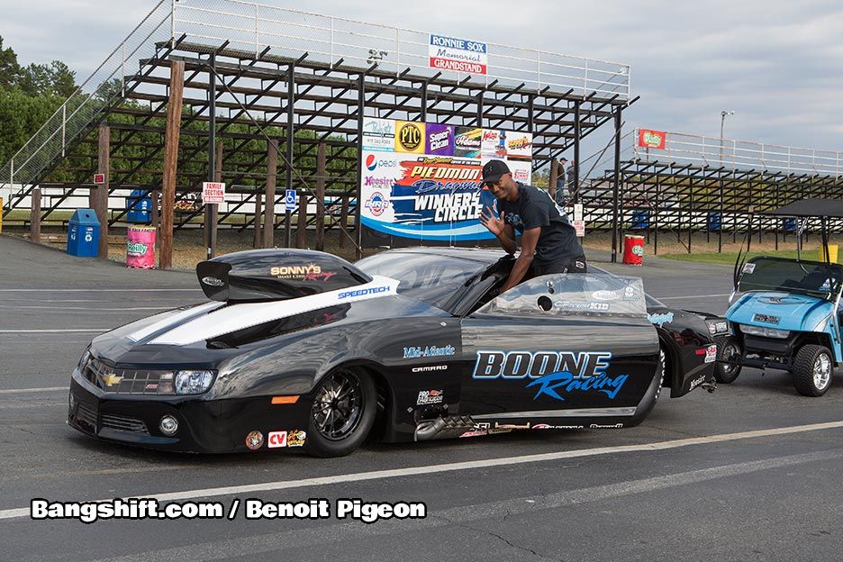 Drag - Travis Harvey in the staging lanes at Piedmont Dragway for the ...