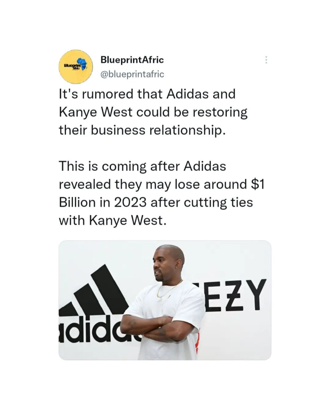 It looks like Adidas will still be selling the remainder of Kanye