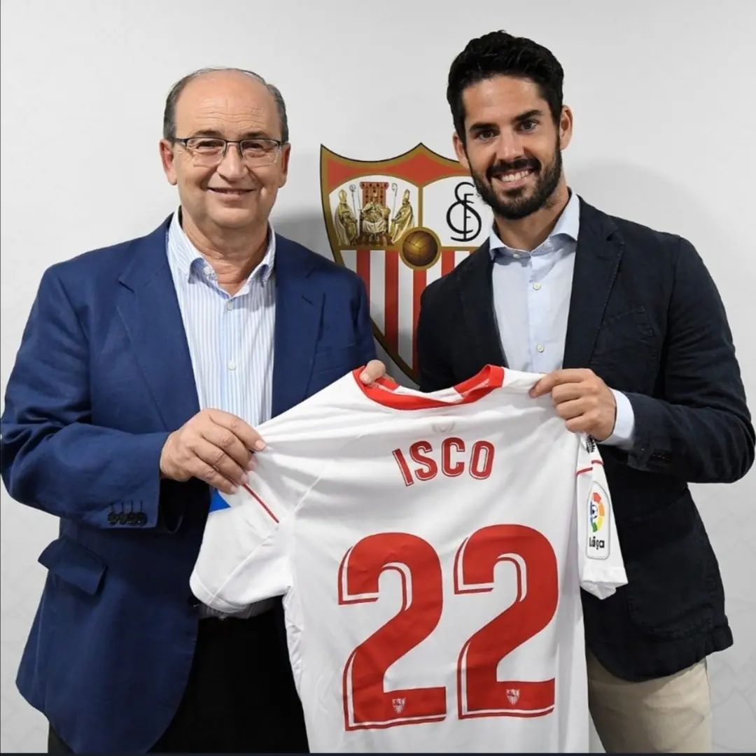 Isco joins Sevilla. To wear Jersey number 22. Lets Get Cracking! ⚽