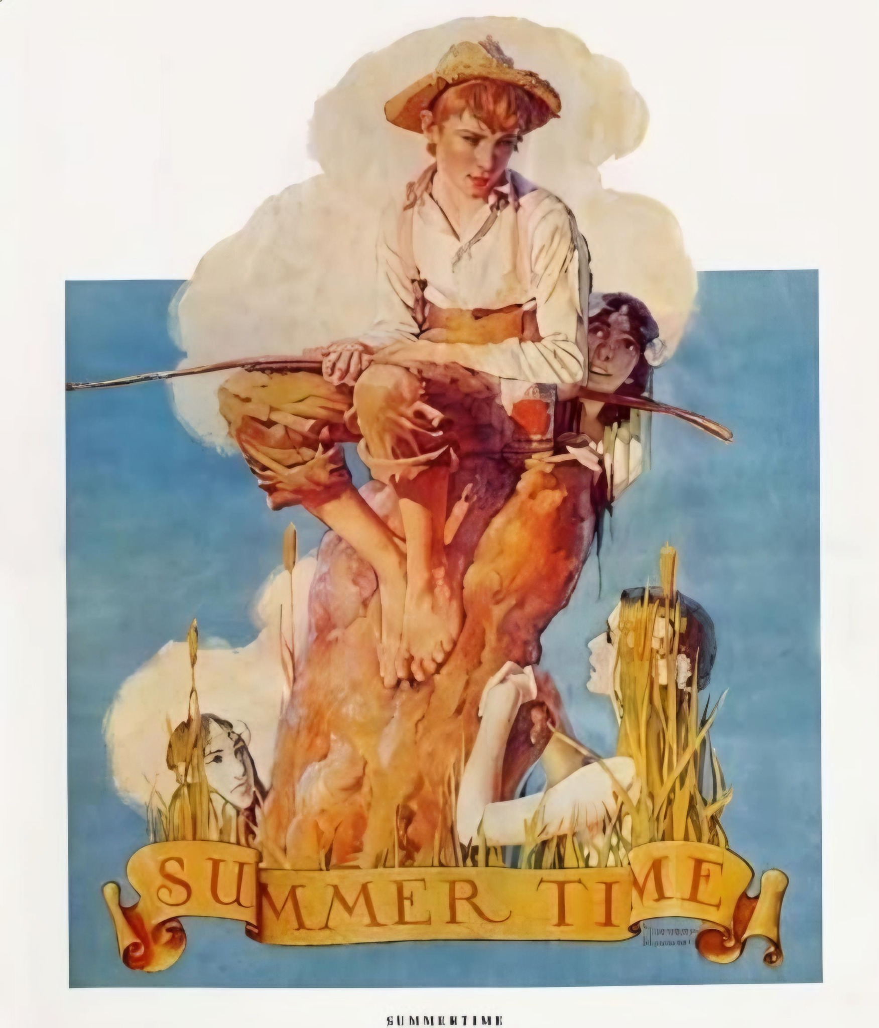 It feels like summer again today! NORMAN ROCKWELL (1894-1978