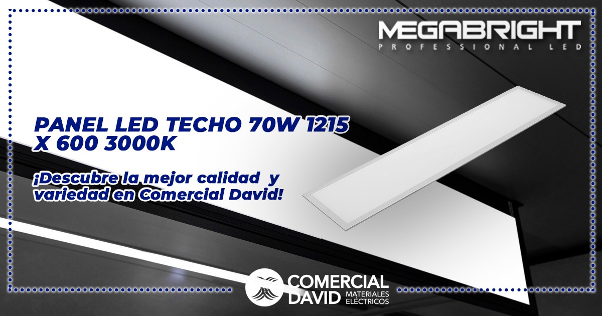 Comercial_David - 🌟 ¡Ilumina tu espacio con el Panel LED Techo 70W de ...