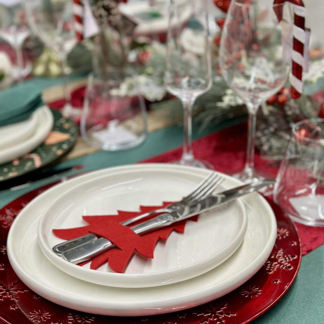 Set De Table 3 Assiettes Soldats De Noël Rouges – Service Individuel Pour Fêtes (Assiette Creuse, Plate, à Fruits)