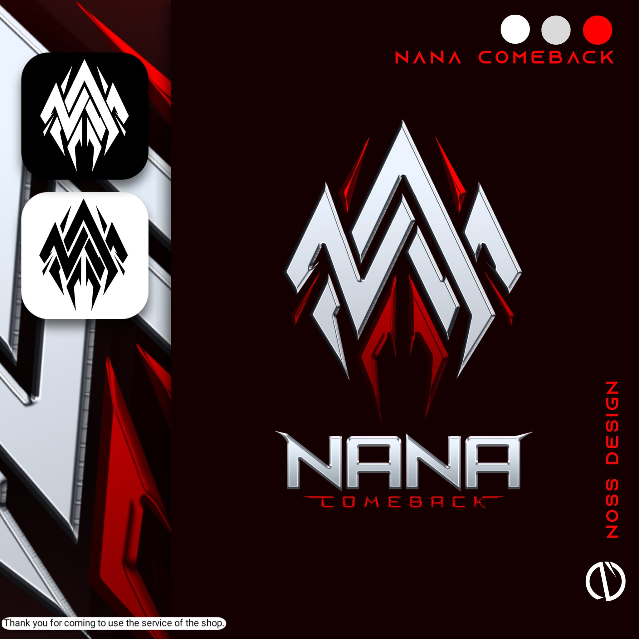Nos'S : design - 🔵 LOGO : NANA COMEBACK 🟢 Price : xxx 📂... | Facebook