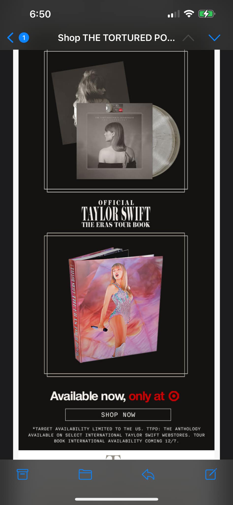 The Official reputation Stadium Tour Book is available now! Shop