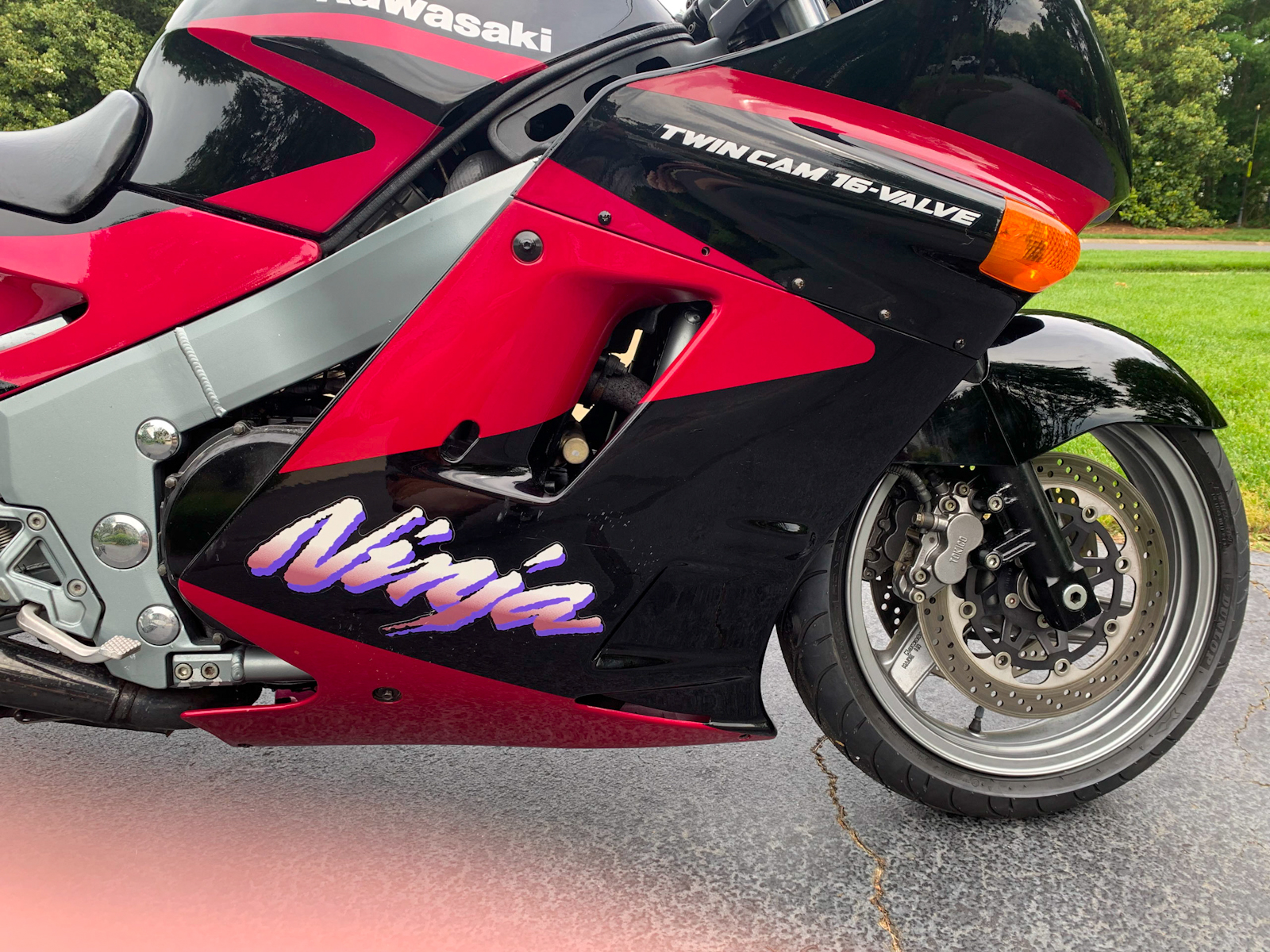 His badazz is this 1996 Kawasaki ZX-11 street fighter?