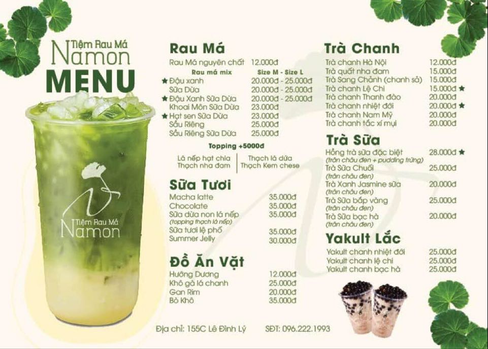 Tiệm Rau Má - NAMON | Da Nang