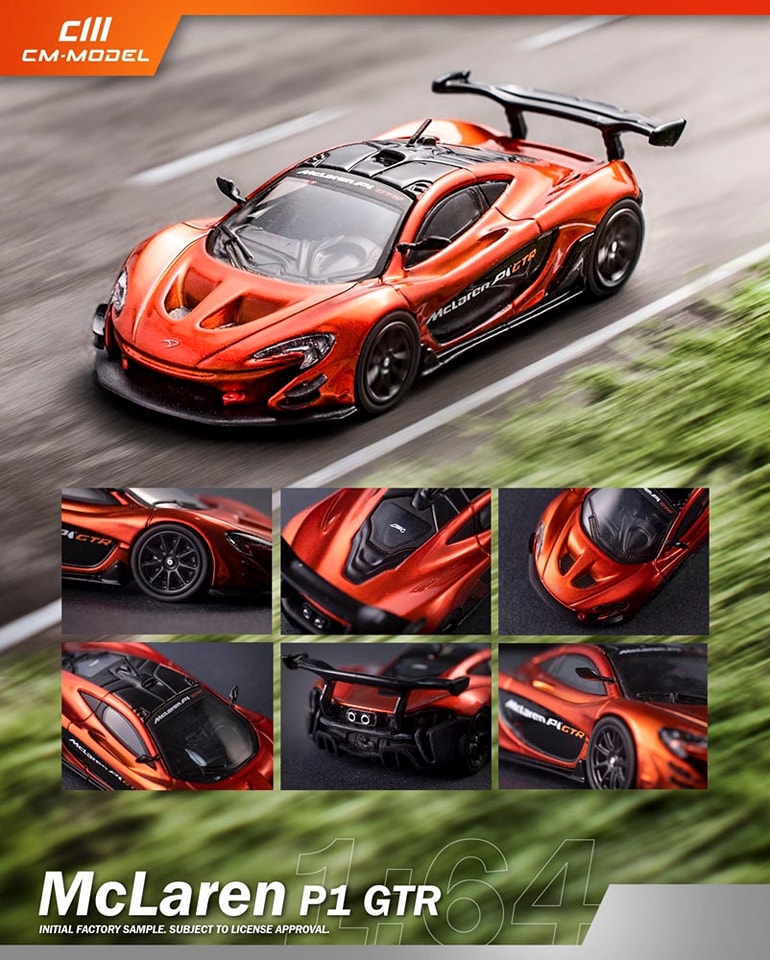 McLaren P1 GTR James Hunt 40th Anniversary 1/43 Diecast model by