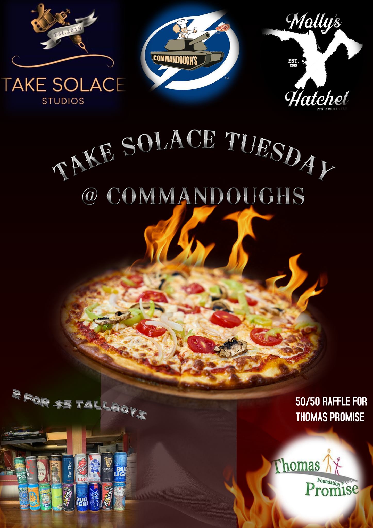 Take Solace Tuesday @ Commandoughs
