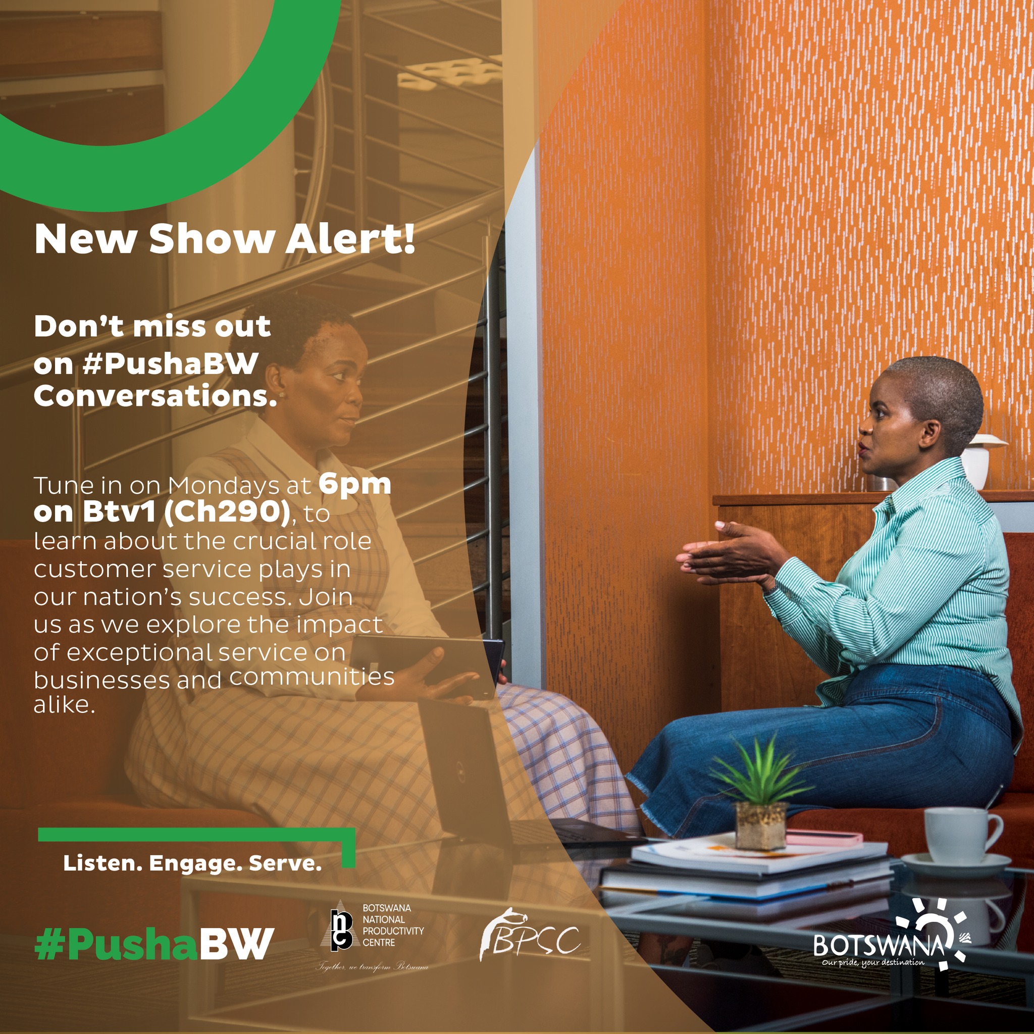BWgovernment - NEW SHOW ALERT! Watch the #PushaBW...