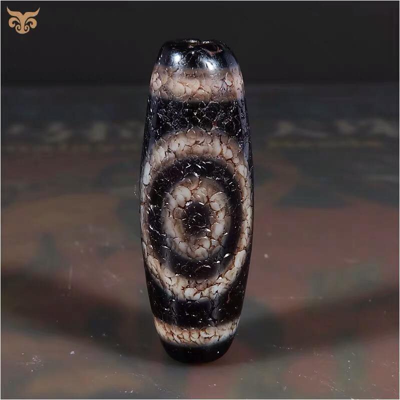 西藏真品臧式老料天地一眼天珠